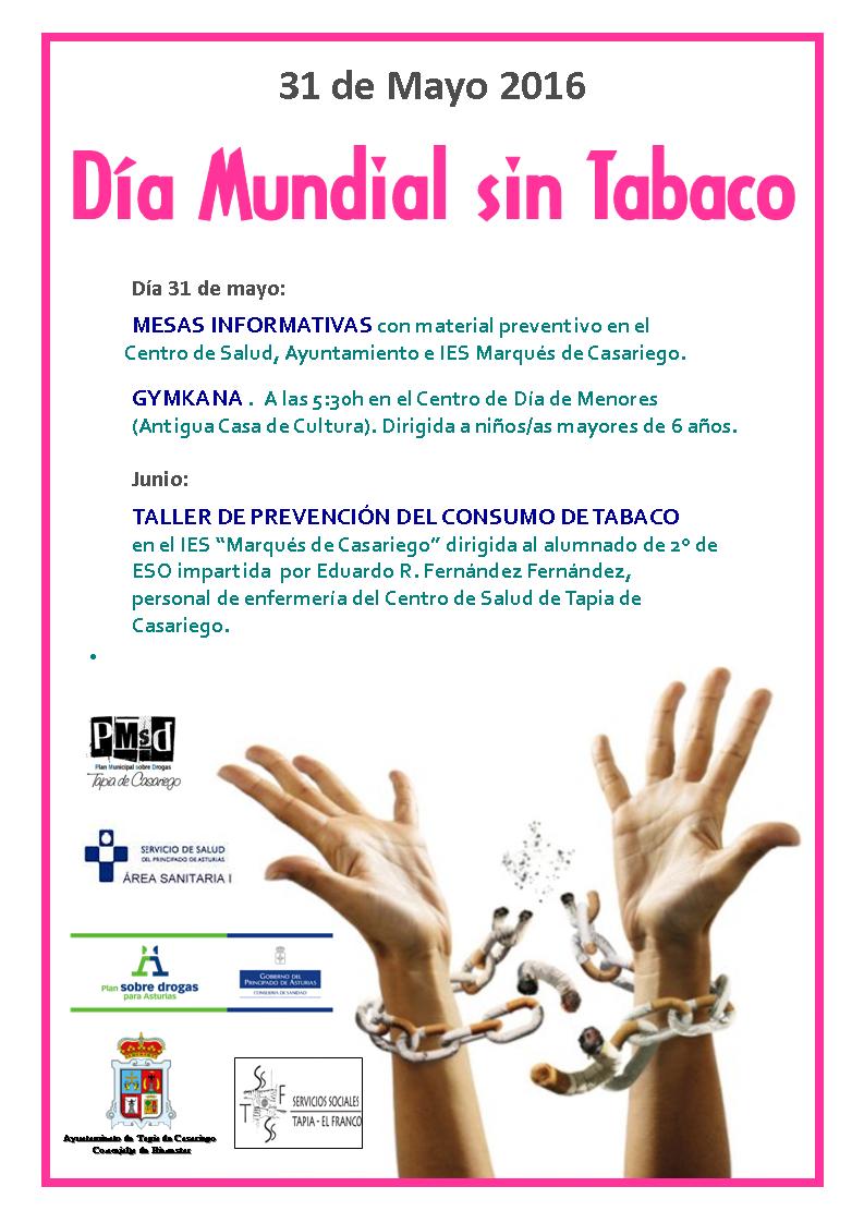 Cartel Día Mundial sin Tabaco