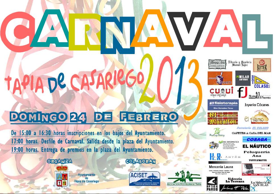 Cartel Carnaval 2013