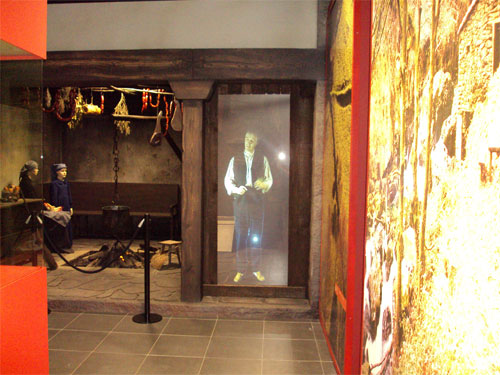 Aspecto del interior del museo Puerta de Tapia